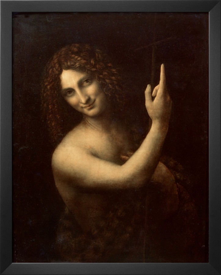 St. John the Baptist, - Leonardo Da Vinci Painting